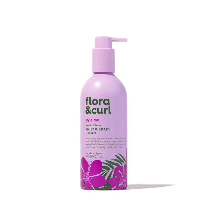 Flora&Curl Sweet Hibiscus Twist & Braid Cream 300ml