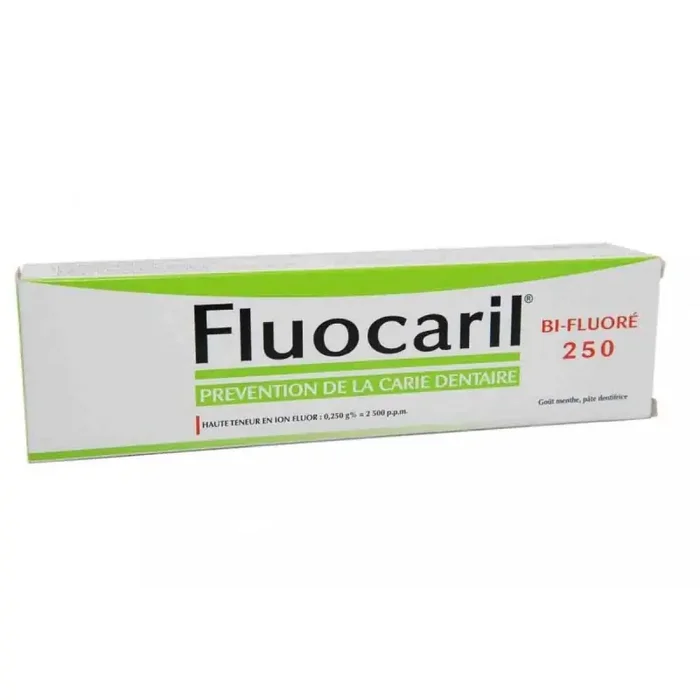 Fluocaril Bifluore 250mg Menthe Pate Dentifrice 156,25g