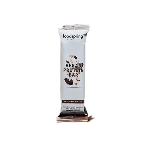 FOODSPRING VEGAN Barre Chocolat Amande – 60g