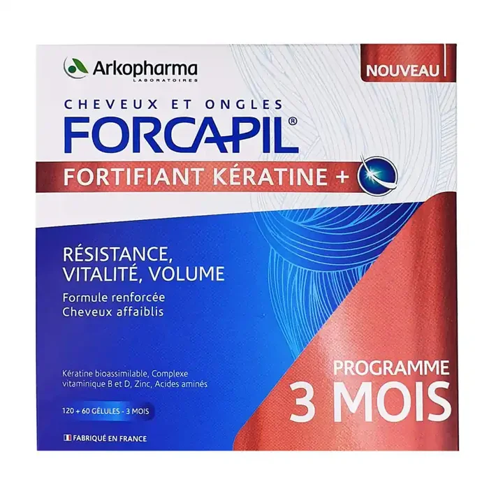 FORCAPIL Cheveux & Ongles PROGRAMME DE 3 MOIS ARKOPHARMA
