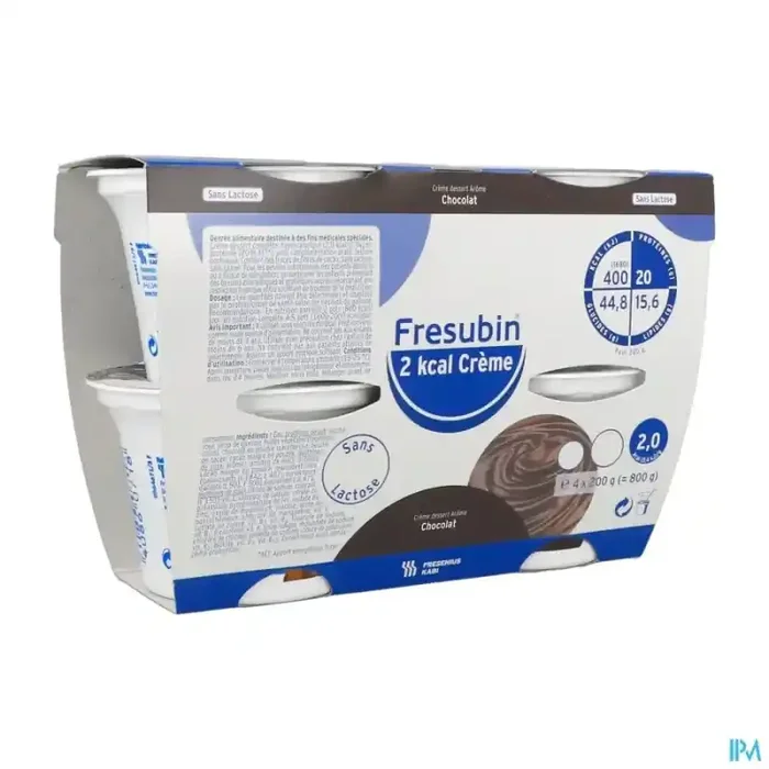 Fresubin 2kcal crème sans lactose chocolat 200g x4