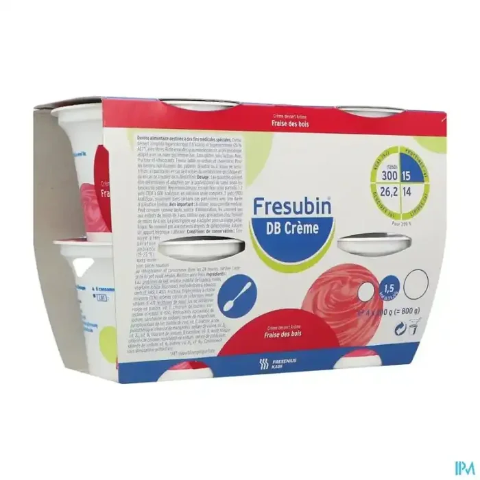 Fresubin db crème fraise des bois 200g x4