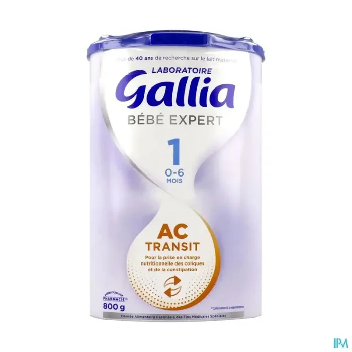 Gallia bébé expert ac-transit 1er age 800g