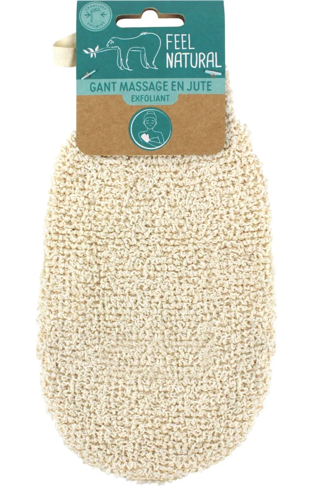Gant exfoliant en jute – Corps