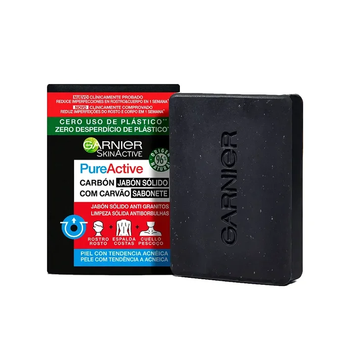 Garnier SKINACTIVE sapone solido attivo puro con carbone