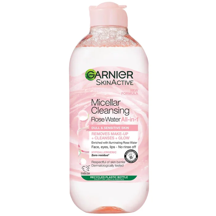 Garnier Solution Micellaire Tout en 1 à l'Eau de Rose 400 ml