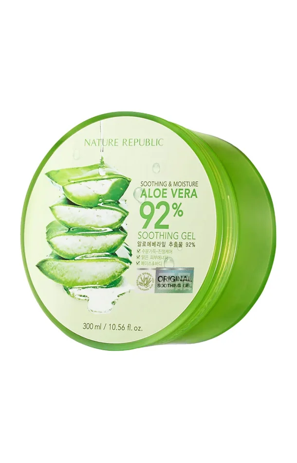 Gel apaisant & hydratant – Aloe vera – Visage, corps & cheveux – 300 ml