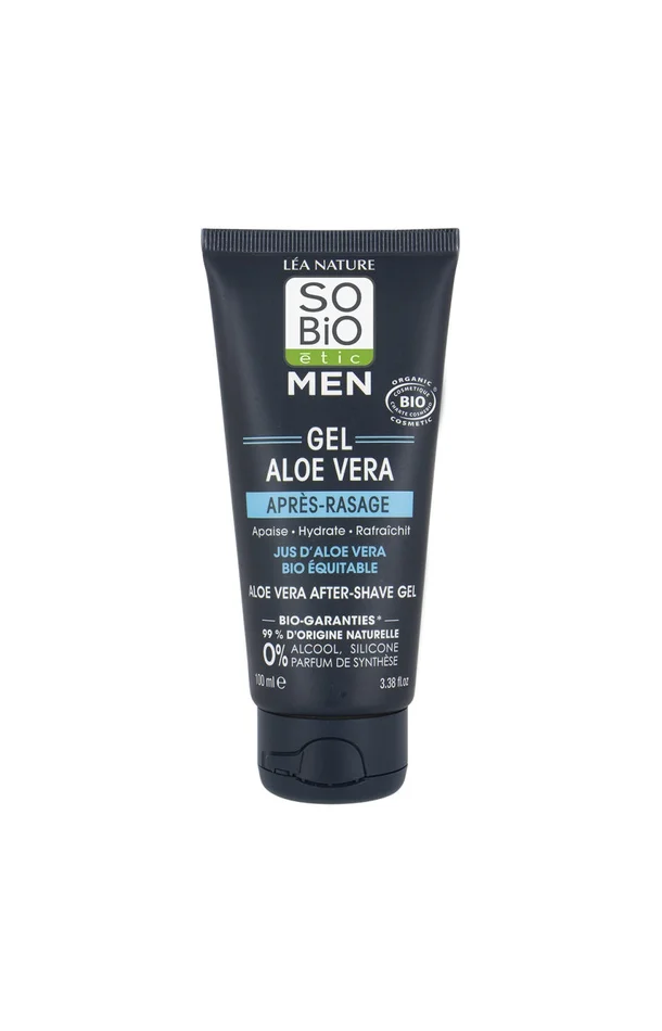 Gel après rasage bio – Aloe vera – Homme