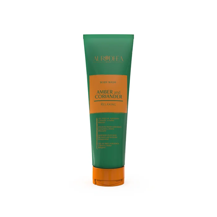 GEL DOUCHE AURODHEA – PARFUM DE CORIANDRE ET AMBRE – 250 ML – BS10