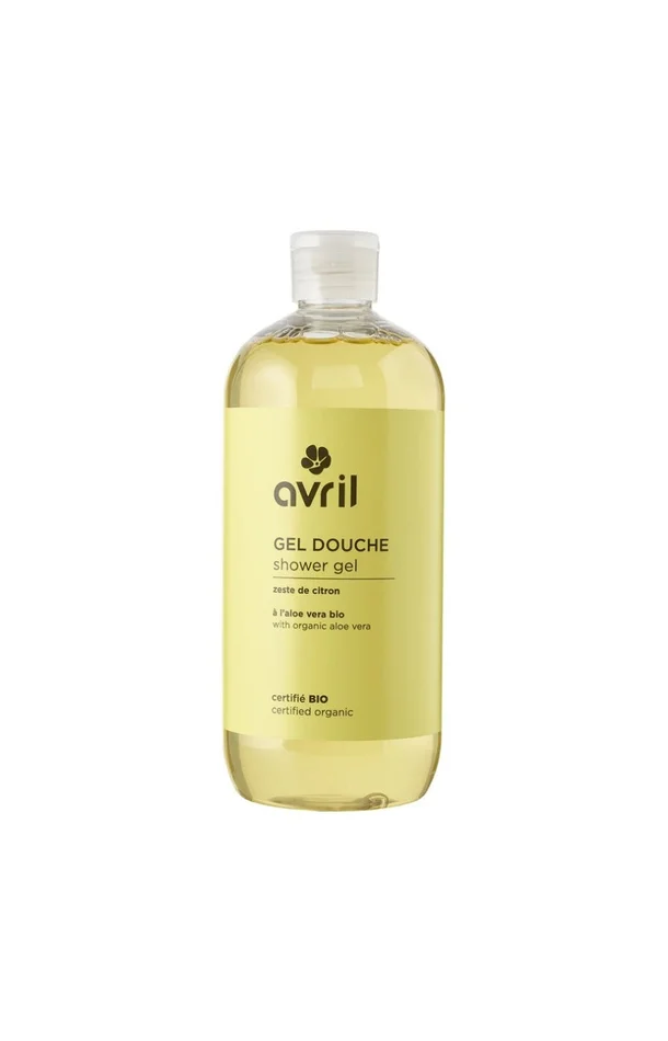 Gel douche bio – Zeste de citron – 500 ml