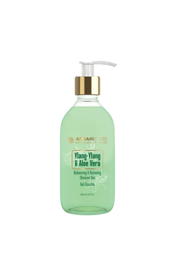 Gel douche hydratant – Ylang-ylang & aloe vera – 500 ml
