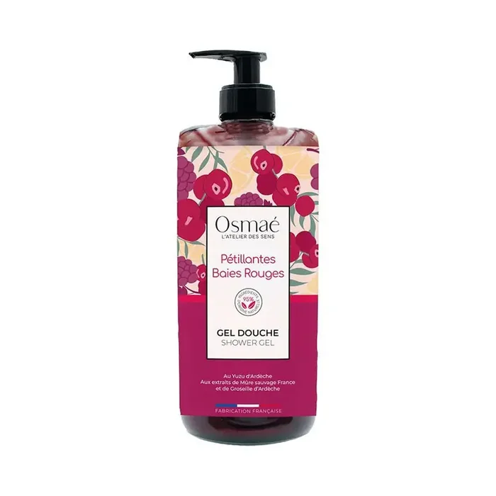 GEL DOUCHE PÉTILLANTES BAIES ROUGES 1L OSMAÉ