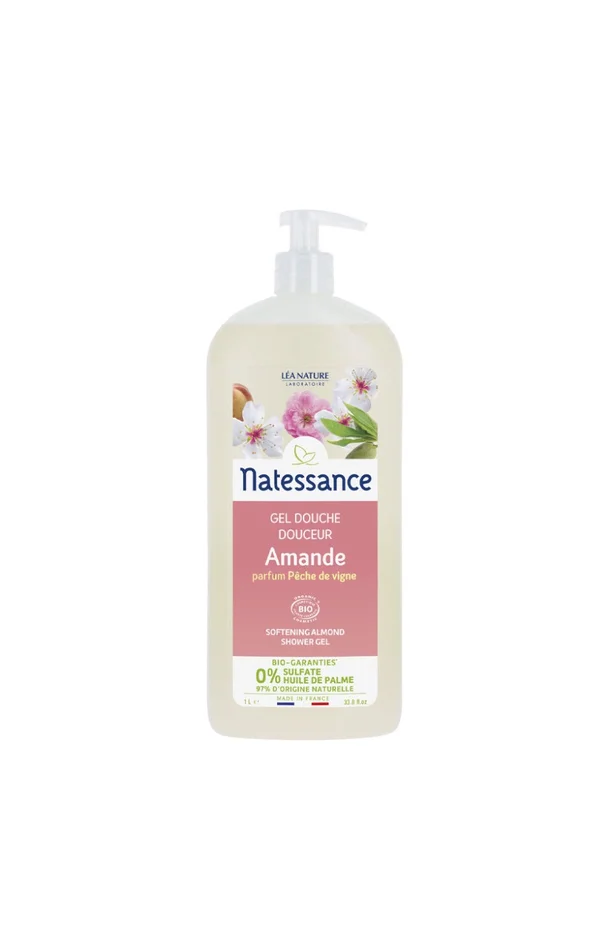 Gel douche relaxant bio – Amande – 1 L