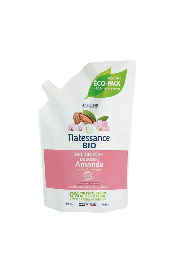Gel douche relaxant bio – Amande – 650 ml