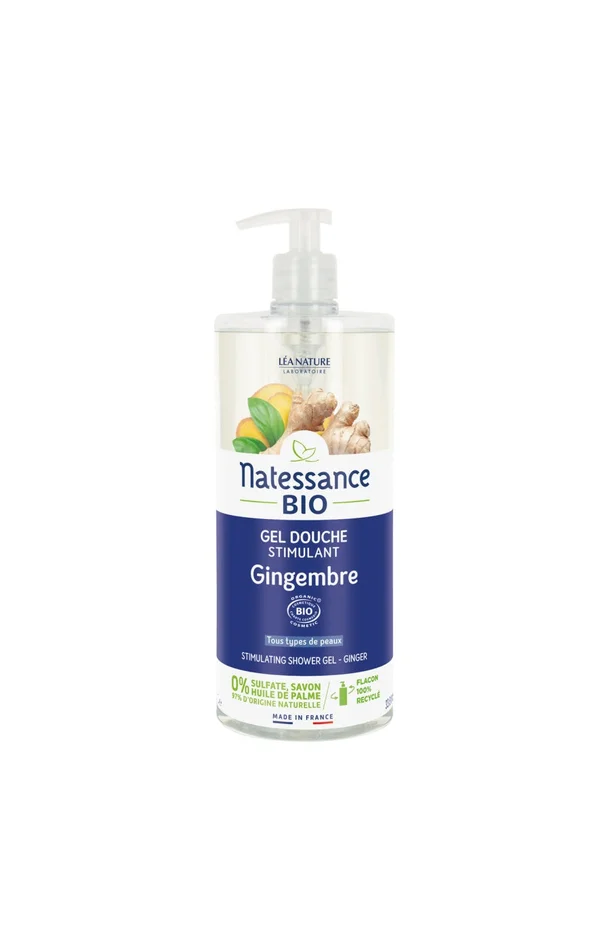 Gel douche stimulant bio – Gingembre – 1 L