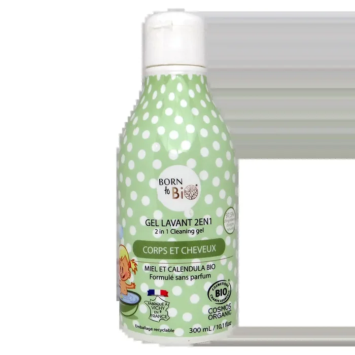 Gel Lavant 2 en 1 pour Bébé 300mL – Certifié bio