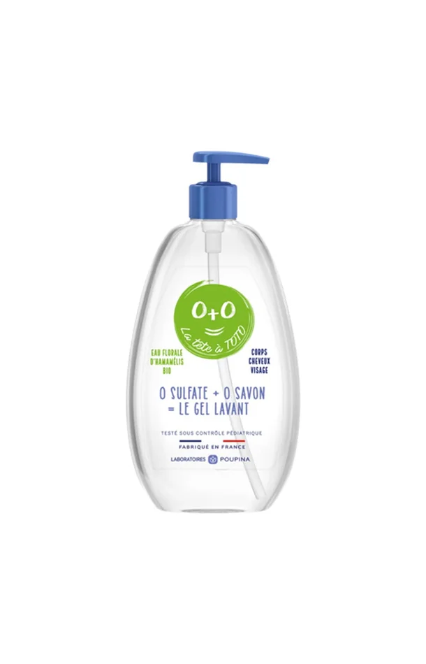 Gel lavant – Corps, cheveux & visage – Peaux sensibles – Enfant – 485 ml