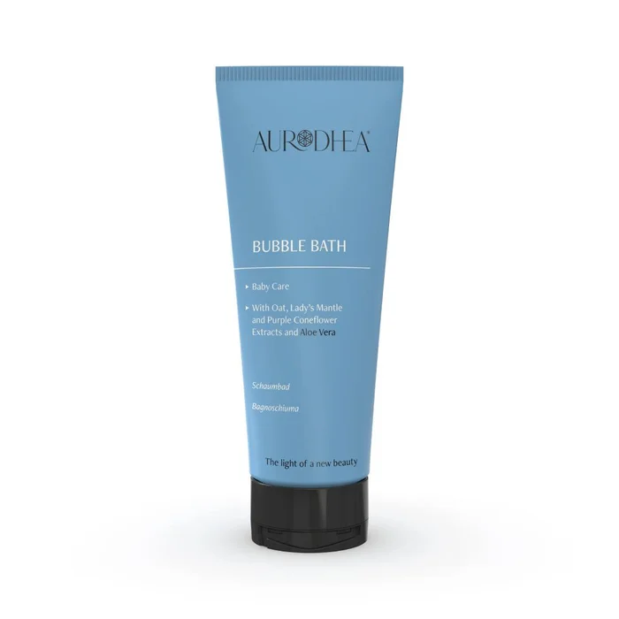 Gel Moussant Baby Enrichi en Aloe Vera et extraits d’Avoine, d’Alchémille et d’Échinacée