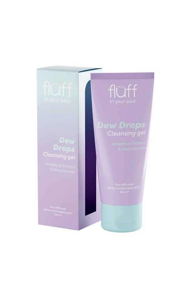 Gel nettoyant – Améthyste & niacinamide – Peaux sèches