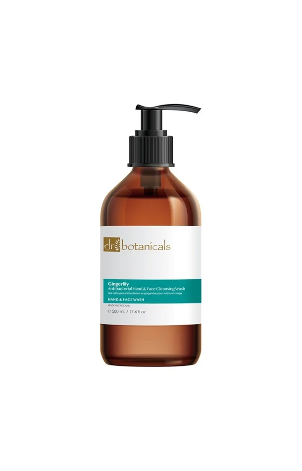 Gel nettoyant antibactérien – Gingembre – Visage & mains – 500 ml