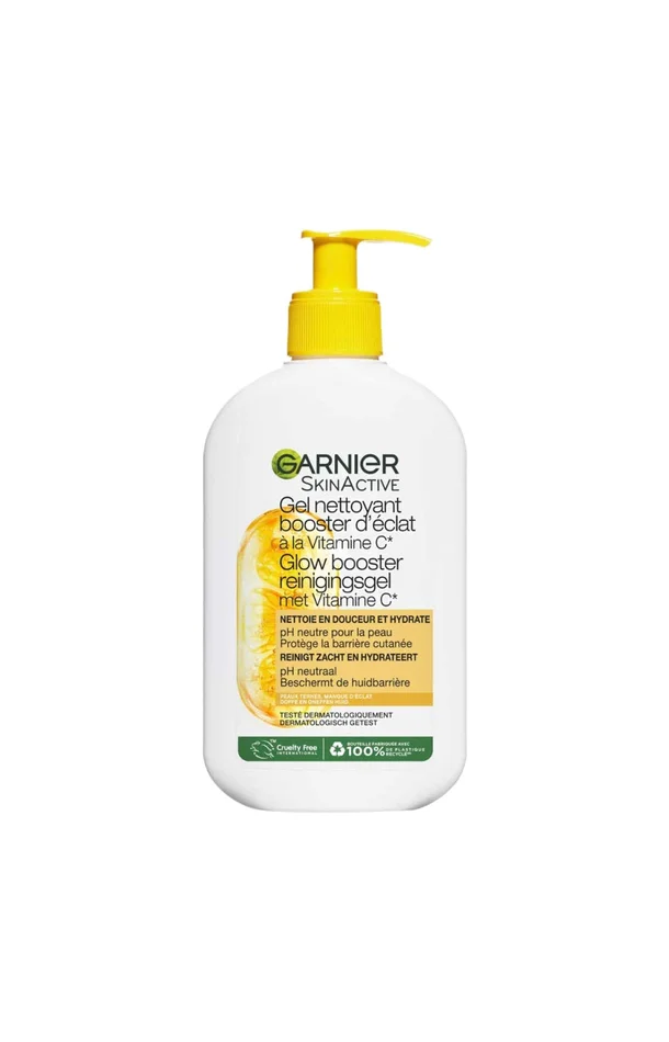 Gel nettoyant booster d’éclat – Vitamine C – Peaux ternes