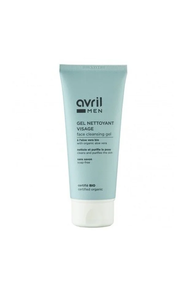 Gel nettoyant visage bio – Homme – 100 ml