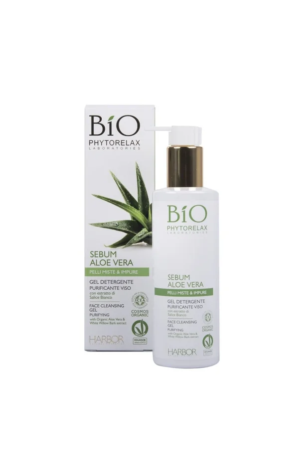 Gel purifiant bio – Aloe vera – Peaux mixtes à grasses