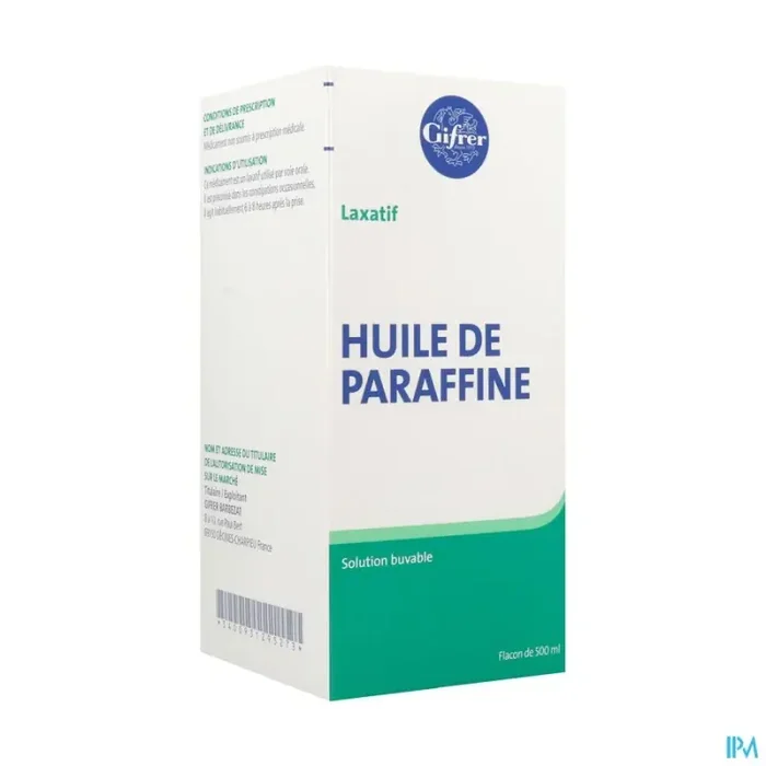 Gifrer huile paraffine solution buvable 500ml