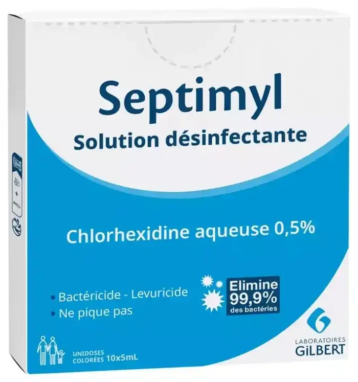 Gilbert Spt Unid Chlorhexidine 0,5% 10 x 5 ml Bioc