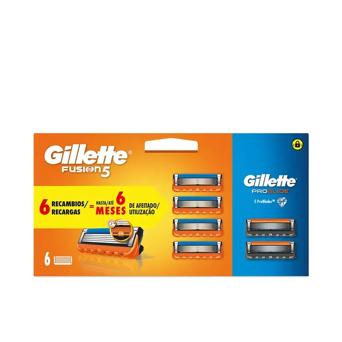 Gillette, Caricatore FUSION 5 4 ricambi + PROGLIDE 2 ricambi