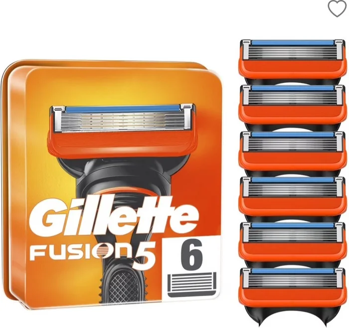 Gillette fusion 5 Lames De Rasoir 6 recharger