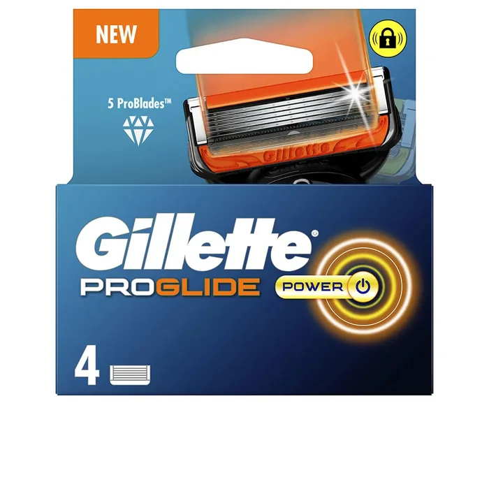 Gillette FUSION PROGLIDE POWER cargador 4 recambios