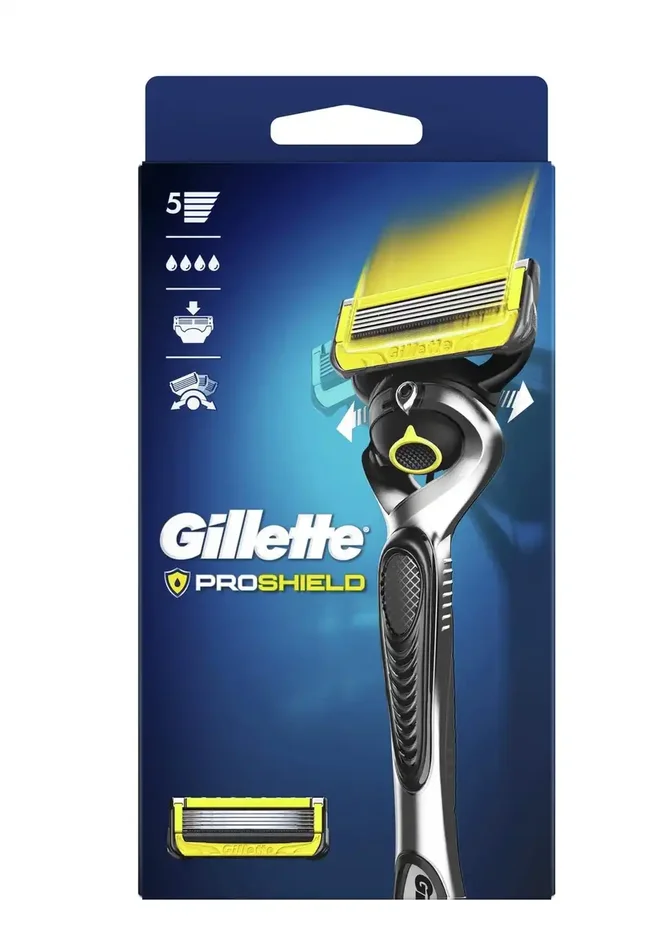 Gillette ProShield 1 système de rasage et 2 lame de rasoir