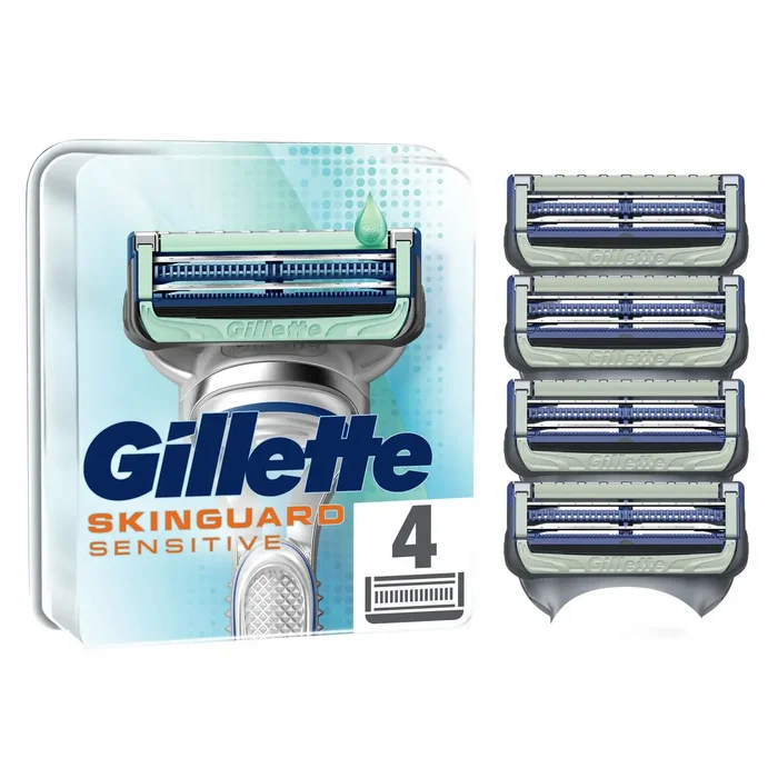 Gillette Skinguard Sensitive Aloe Vera X4 Recharges