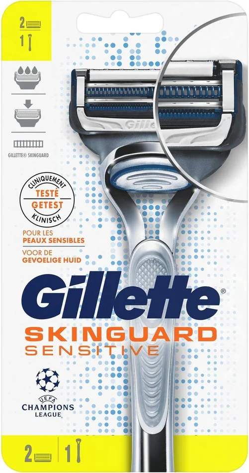 Gillette Skinguard Sensitive Système de Rasage pour Homme