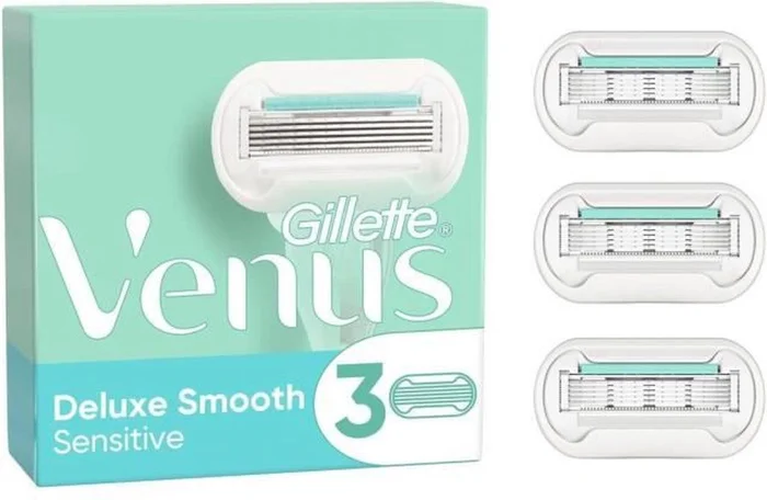 gillette Venus Deluxe Smooth Sensitive x3