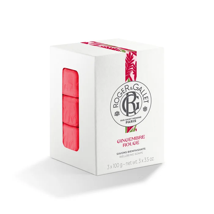 Gingembre Rouge – Coffret Trio Savons Bienfaisants