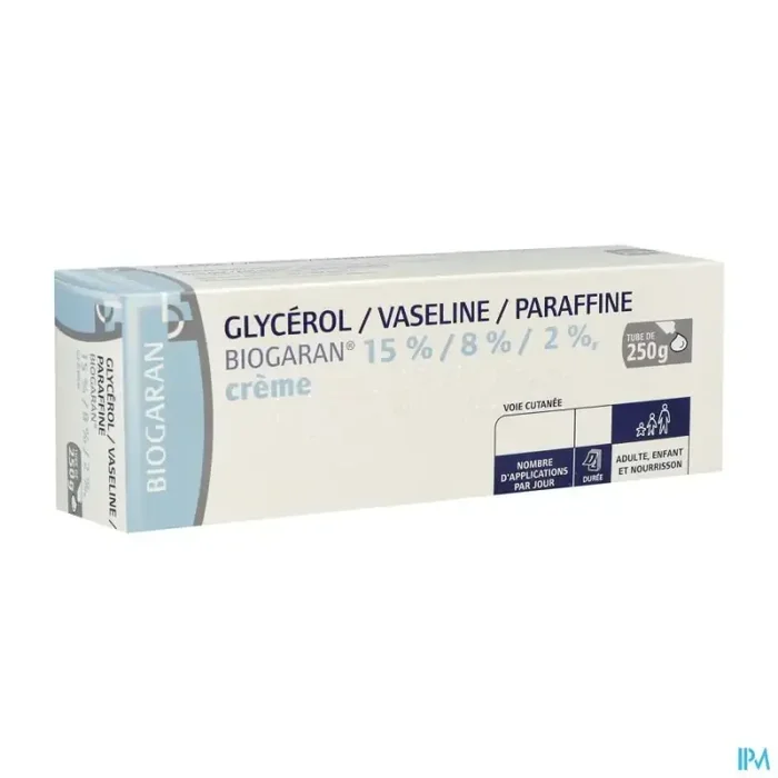 Glycerol vaseline paraffine biogaran crème 250g
