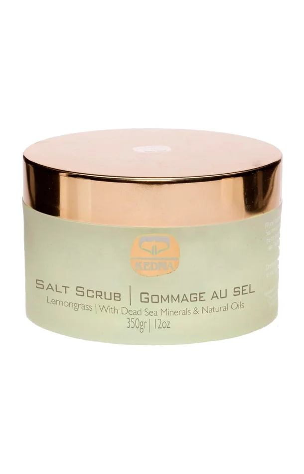 Gommage au sel de la mer Morte – Citronnelle – Corps – 350 g