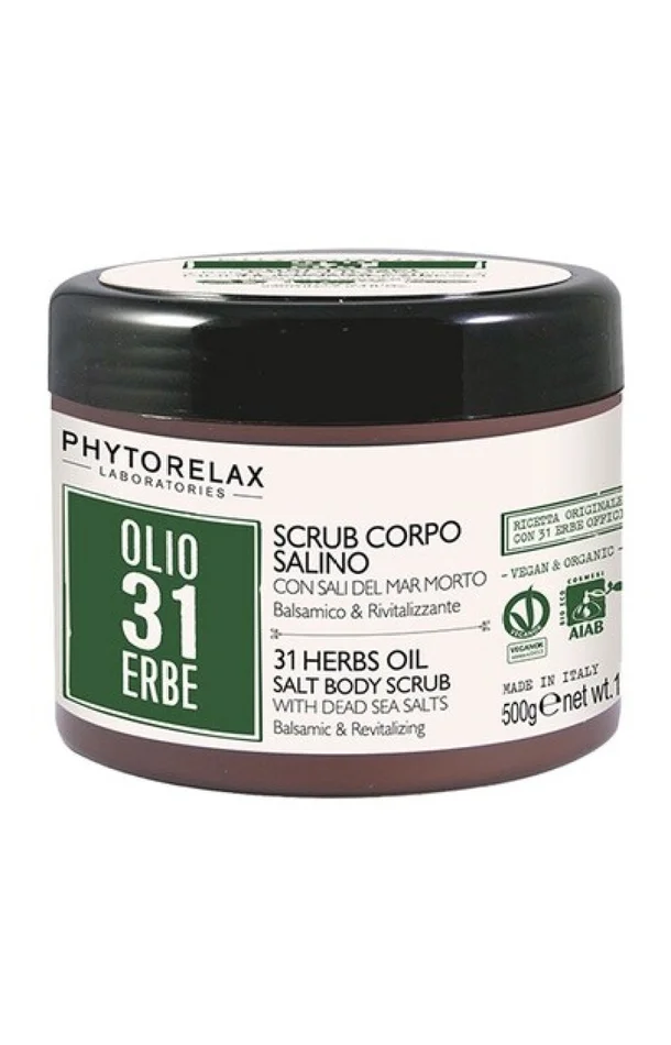 Gommage bio – Huile 31 herbes – Corps – 500 g
