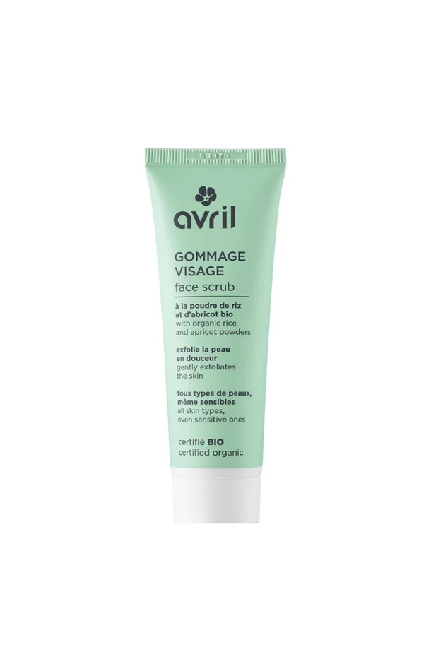 Gommage bio – Poudre de riz – Visage
