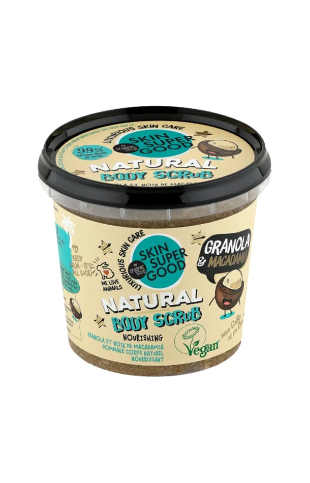 Gommage nourrissant – Granola & noix de macadamia – Corps – 360 ml