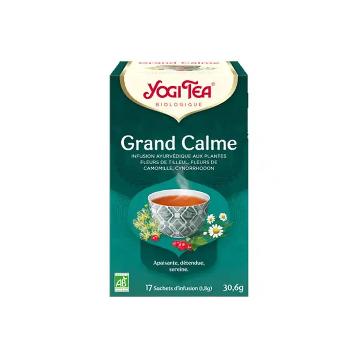 GRAND CALME BIO 17 SACHETS YOGI TEA