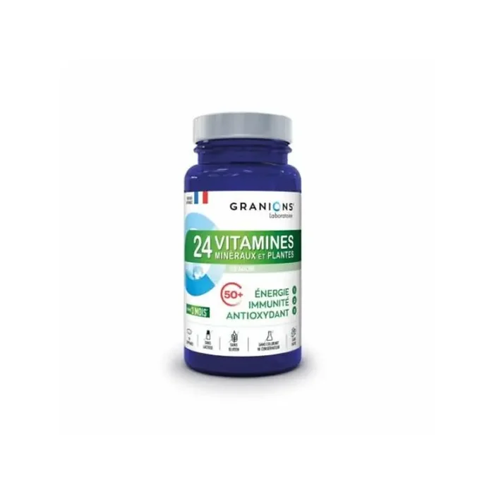 Granions 24 vitamines mineraux et plantes 90 comprimes