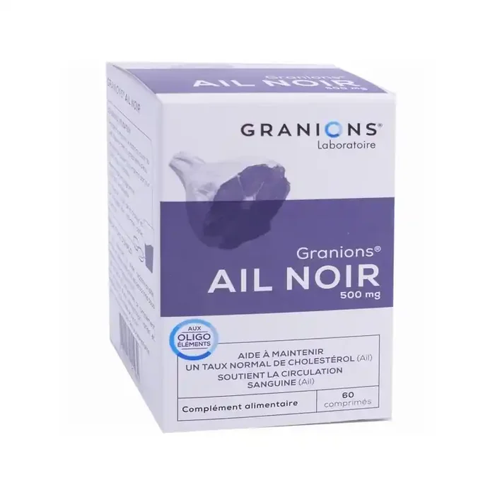 Granions ail noir 500mg 60 comprimes 30g