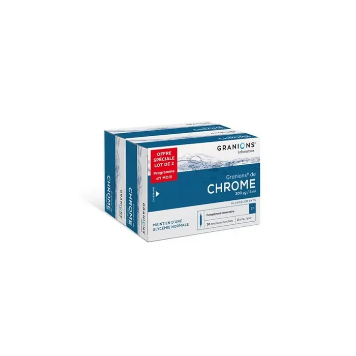 Granions Chrome 200 µg/4ml 2×30 Ampoules