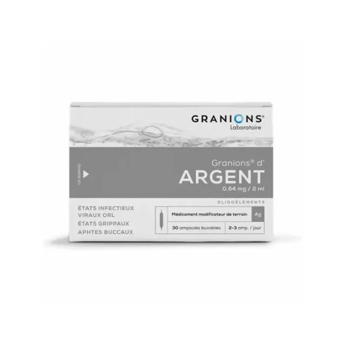 Granions d‘argent 30 ampoules 60ml
