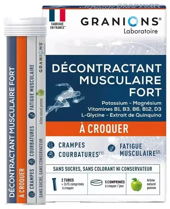 Granions Décontractant Musculaire Fort 30 Comprimés