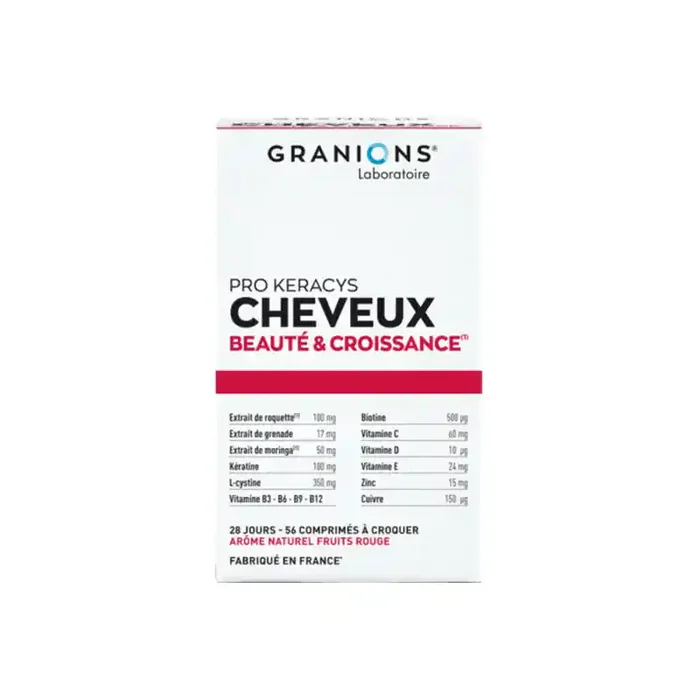 Granions Pro Keracys cheveux beaute et croissance 56 comprimes