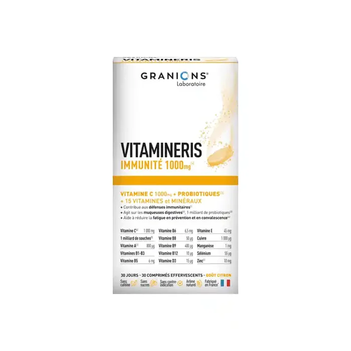 Granions Vitamineris Immunite 1000mg – 30 comprimes